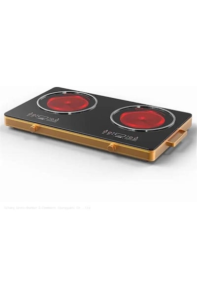 Lixcase Double Burner Infrared Ceramic Electric Stove β 100 to 3500W Adjustable Hot Plate