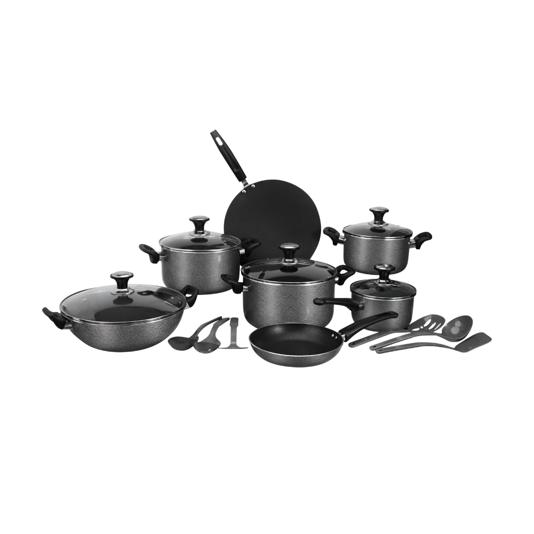 Lixcase Marble Series — 18-Piece Complete Cookware Set