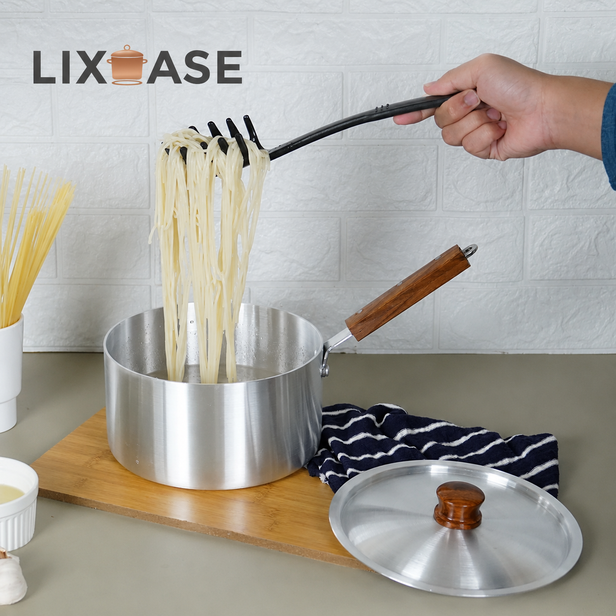 Lixcase Aluminium Non-Stick 18-Piece Complete Cookware Set