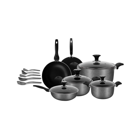 Lixcase Marble Series — 18-Piece Complete Cookware Set