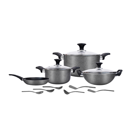 Lixcase Marble Series — 18-Piece Complete Cookware Set