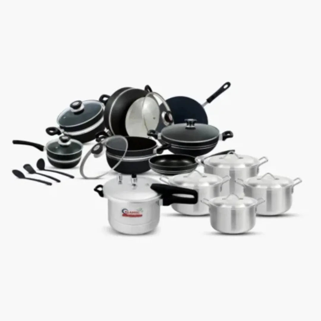 Lixcase Complete Jahez Cookware Set — Non-Stick & Aluminium Edition