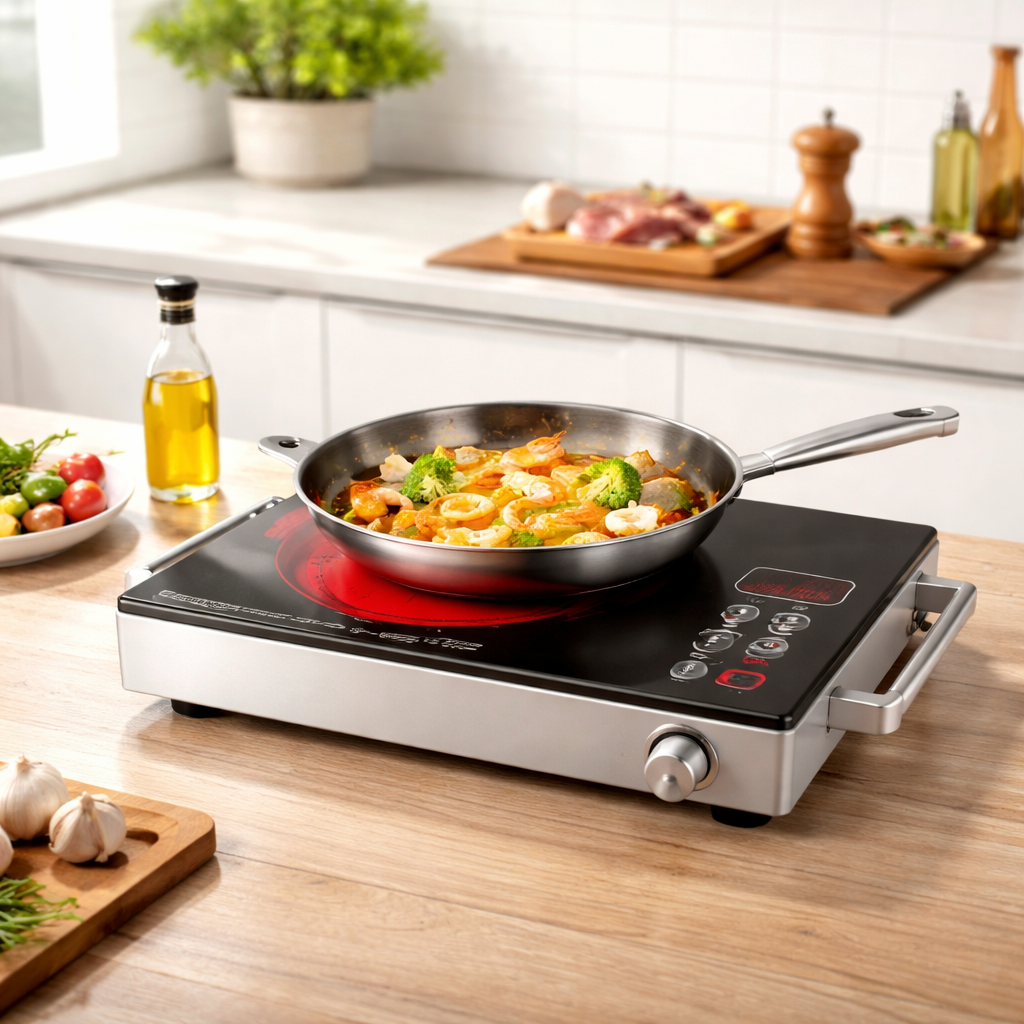 Lixcase Electric Infrared Ceramic Cooker — 3500W Touch-Control Hot Plate with Timer & Temperature Control