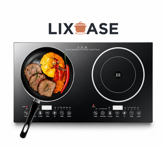Lixcase Double Burner Infrared Ceramic Electric Stove — 100 to 3500W Adjustable Hot Plate