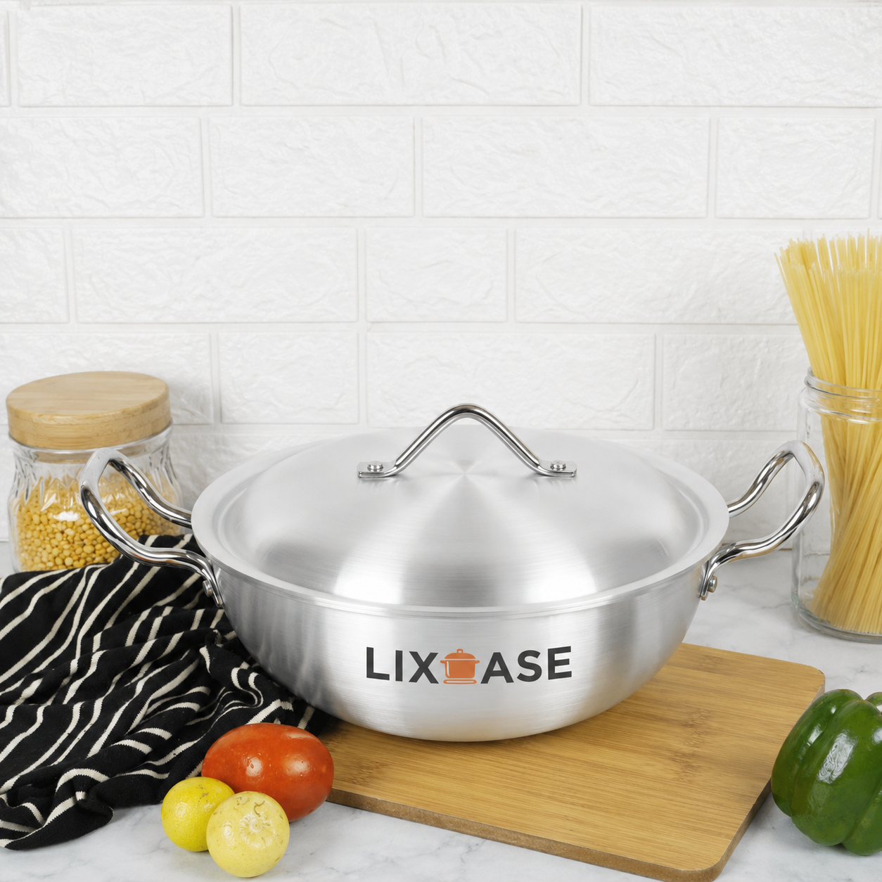 Lixcase Aluminium Non-Stick 18-Piece Complete Cookware Set